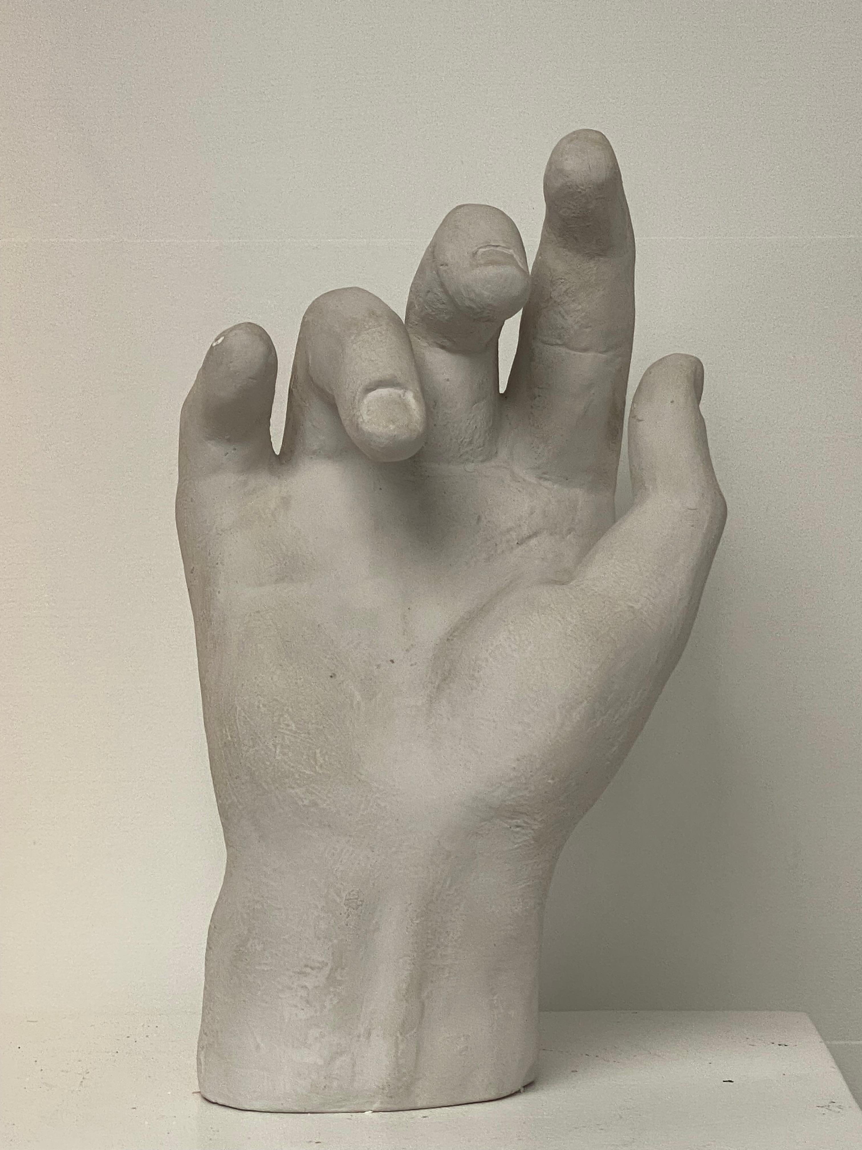 Contemporary Sculpture of a Hand In Excellent Condition For Sale In Schellebelle, BE