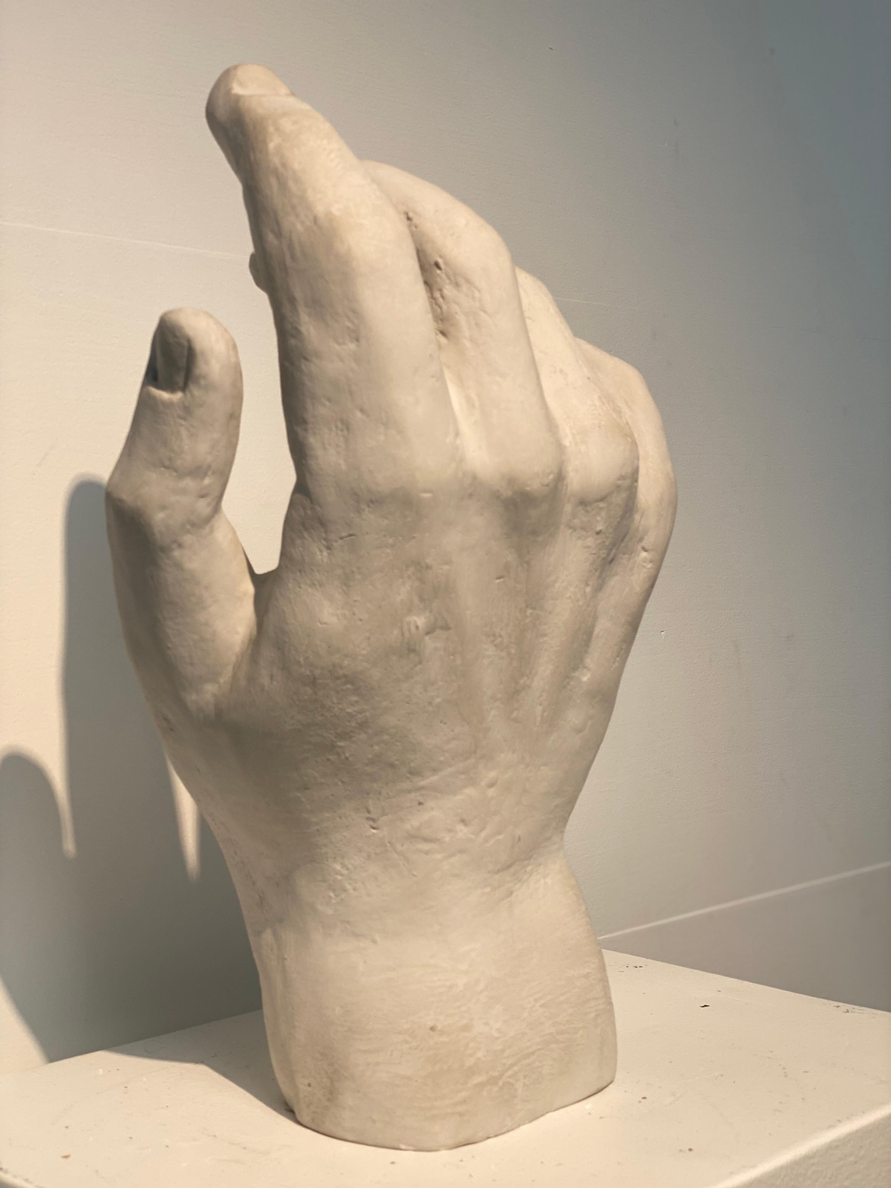 Contemporary Sculpture of a Hand For Sale 4