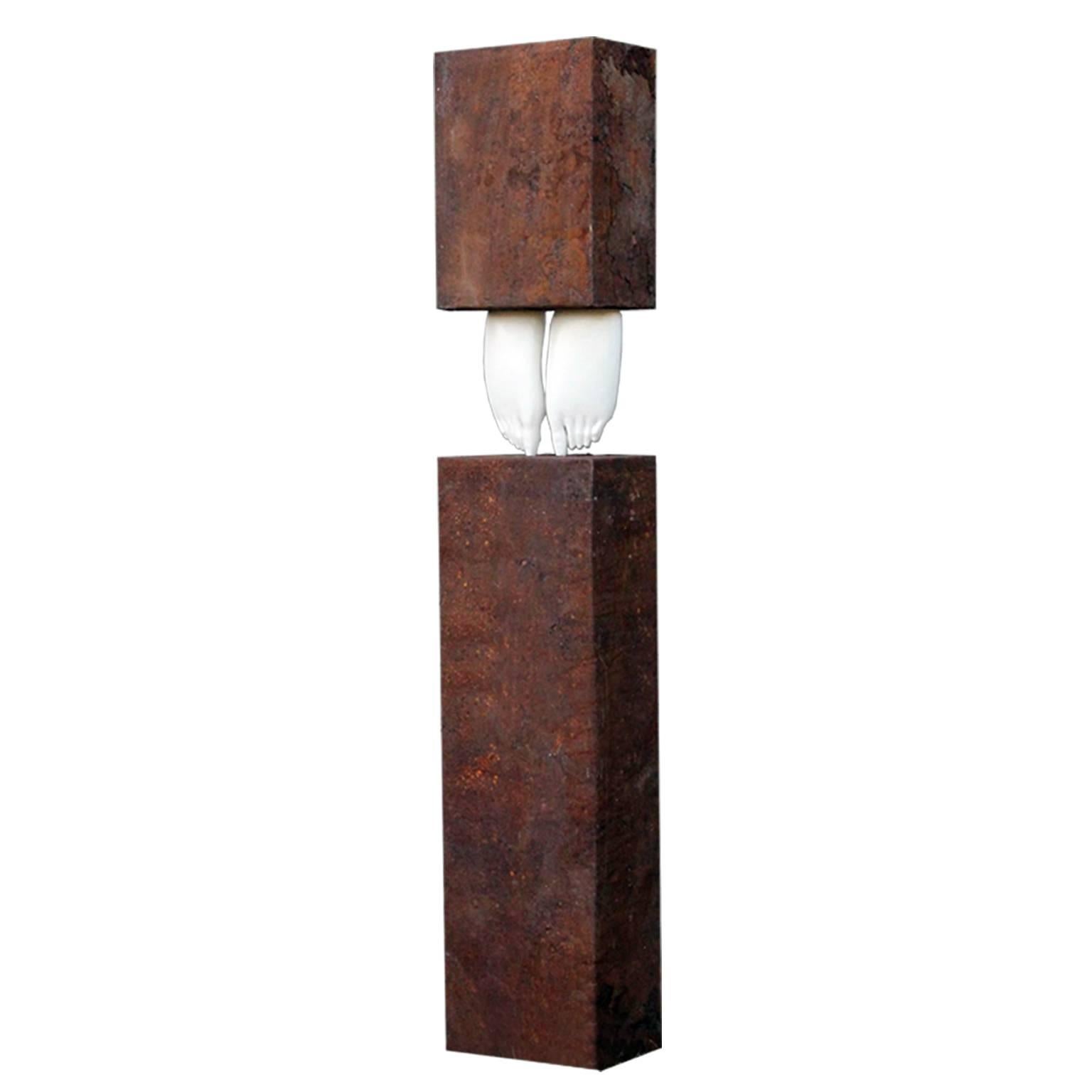 Steel Contemporary Sculpture, TOTEM 