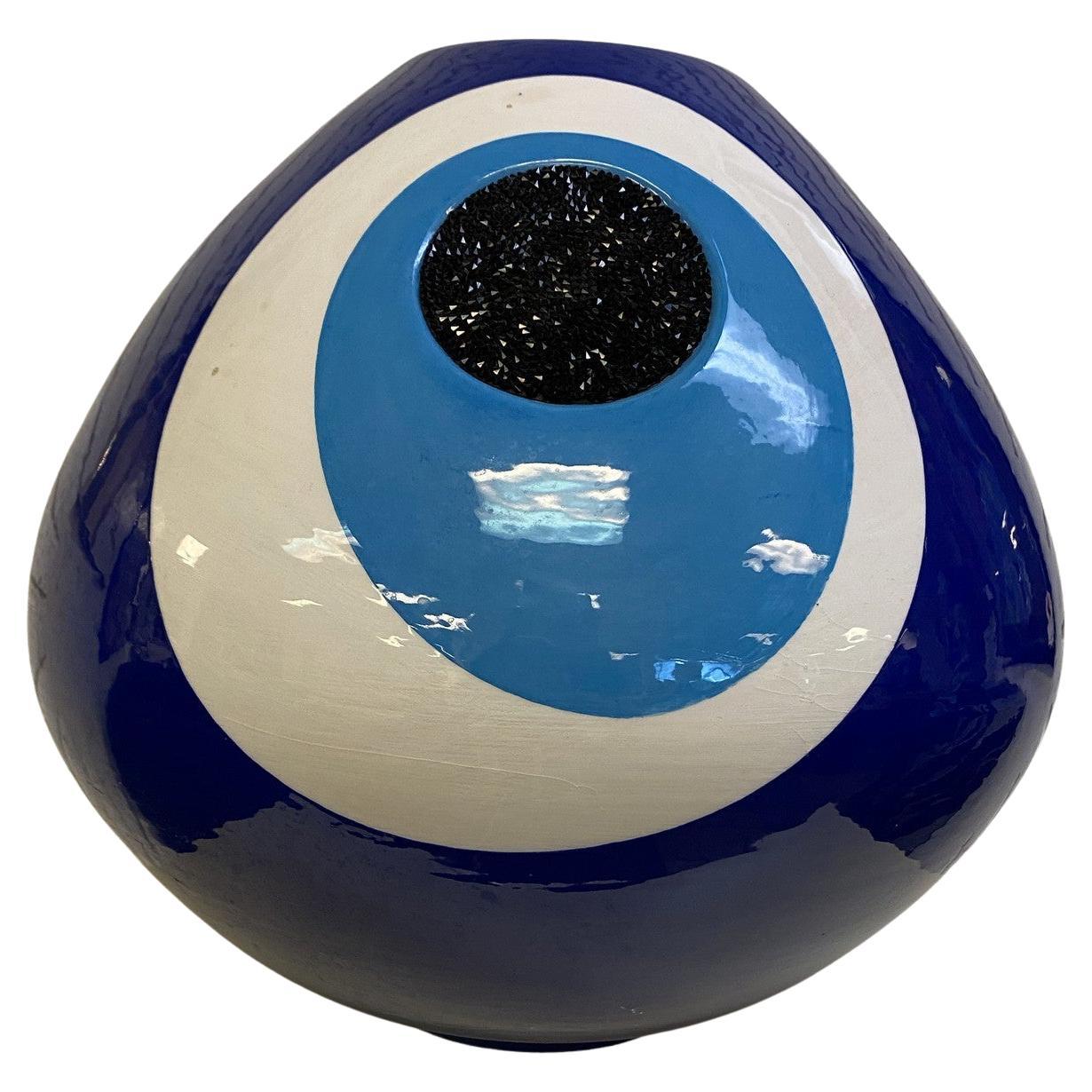 Contemporary Sebastian Bergne Eye Vase Manfctred by Gaia & Gino Table Sculpture