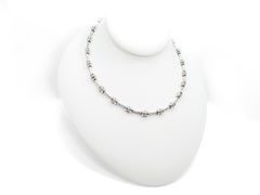 Contemporary Segmented Diamond and Gold Fashion Necklace