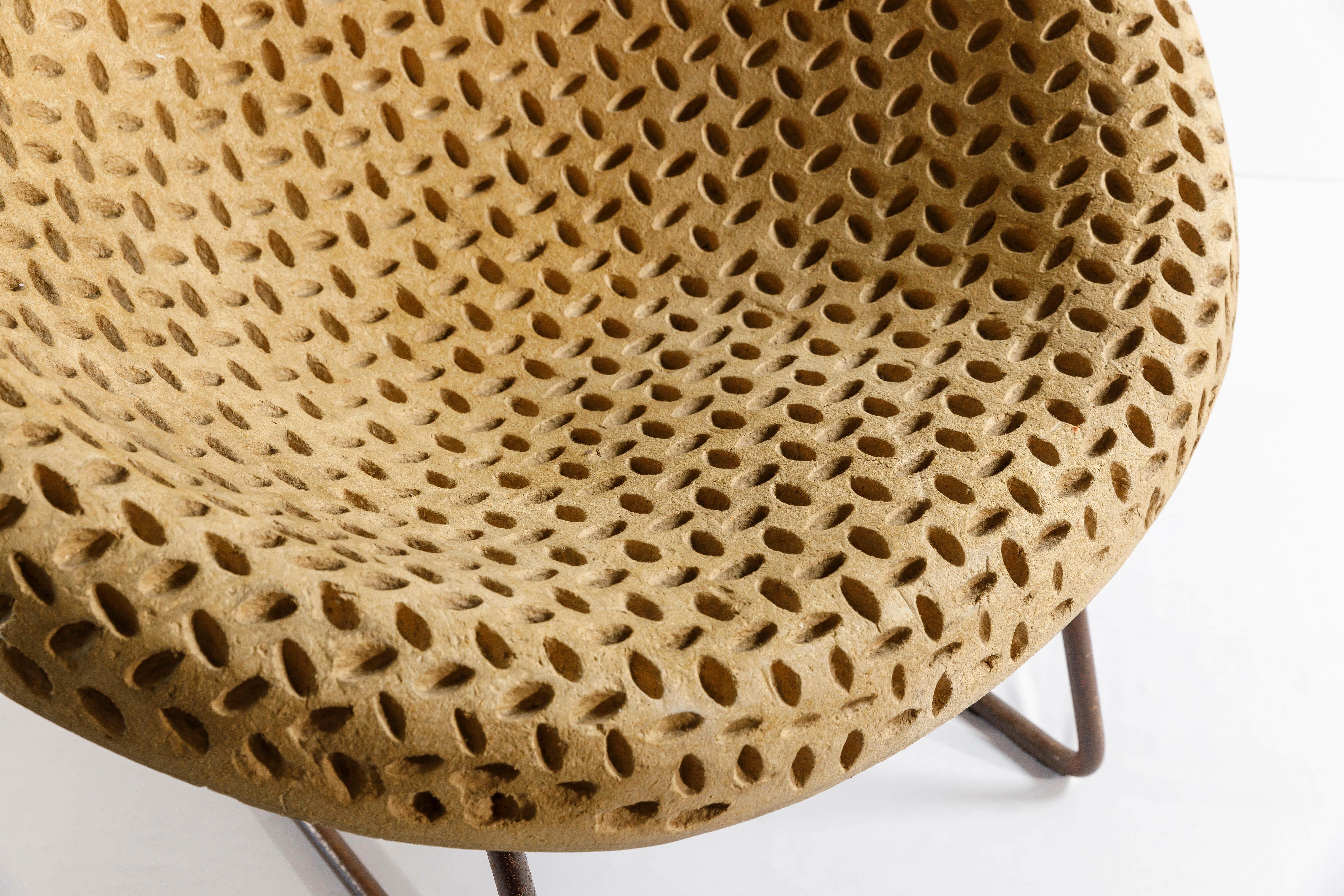 Hand-Crafted Contemporary Semine Lounge Chair by Domingos Tótora, Brazil, 2010 For Sale