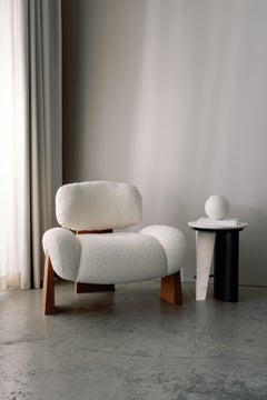 Fauteuil de jardin « Contemporary Sense Oak OUTDOORS », DEDAR, toile beige, par Greenapple