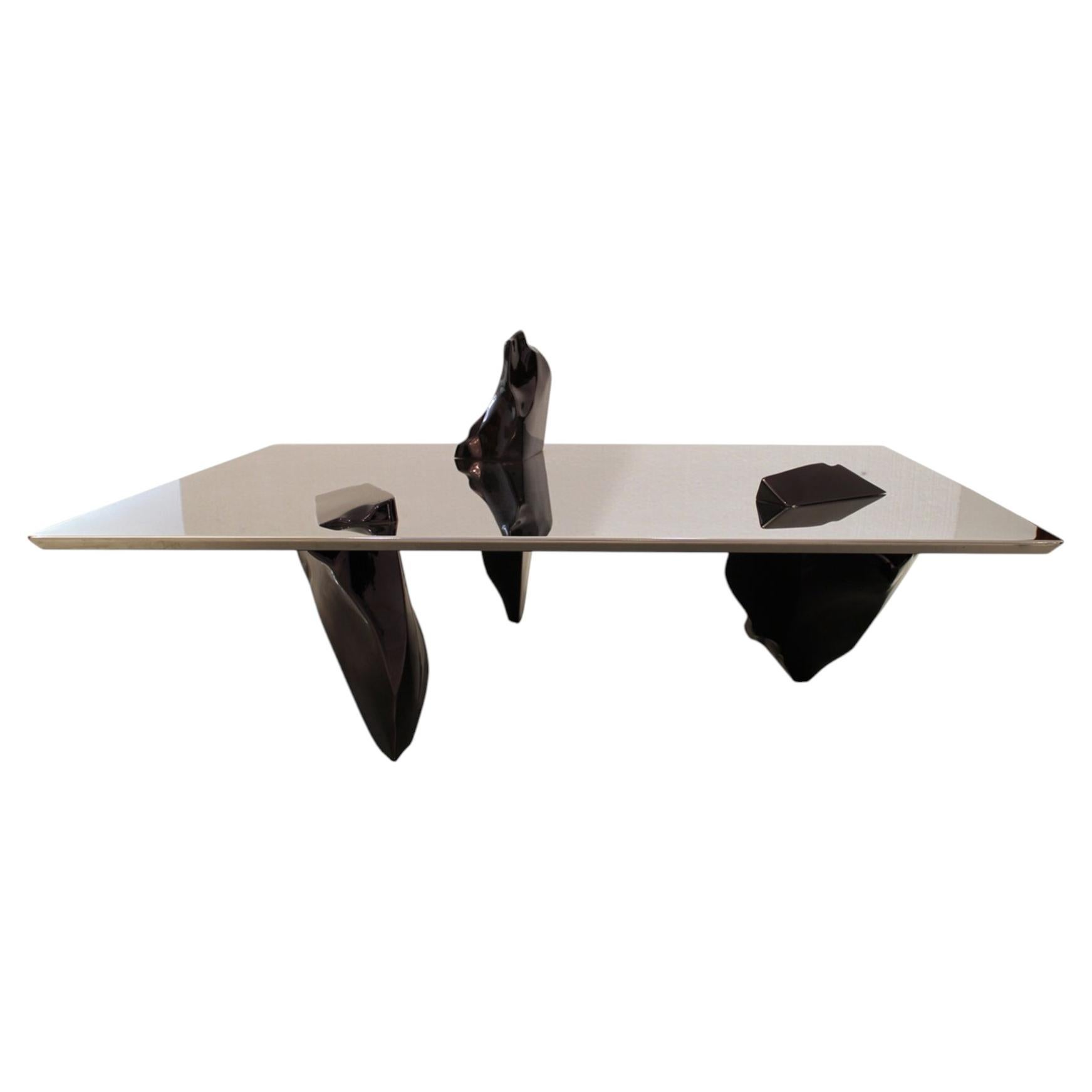 Table basse contemporaine Sereno Designée par Fredrikson Stallard pour Driade