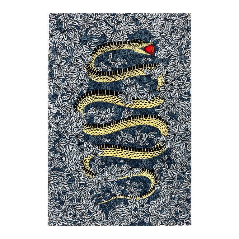 Contemporary 'Serpent' Rug by Fornasetti For Sale at 1stDibs