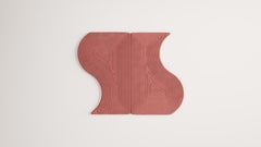 Contemporary Serpentine Niwa Peach Pink