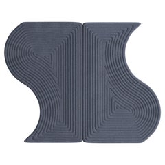 Serpentina Contemporánea Niwa Acero Azul