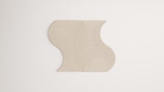 Contemporary Serpentine Niwa White Ivory