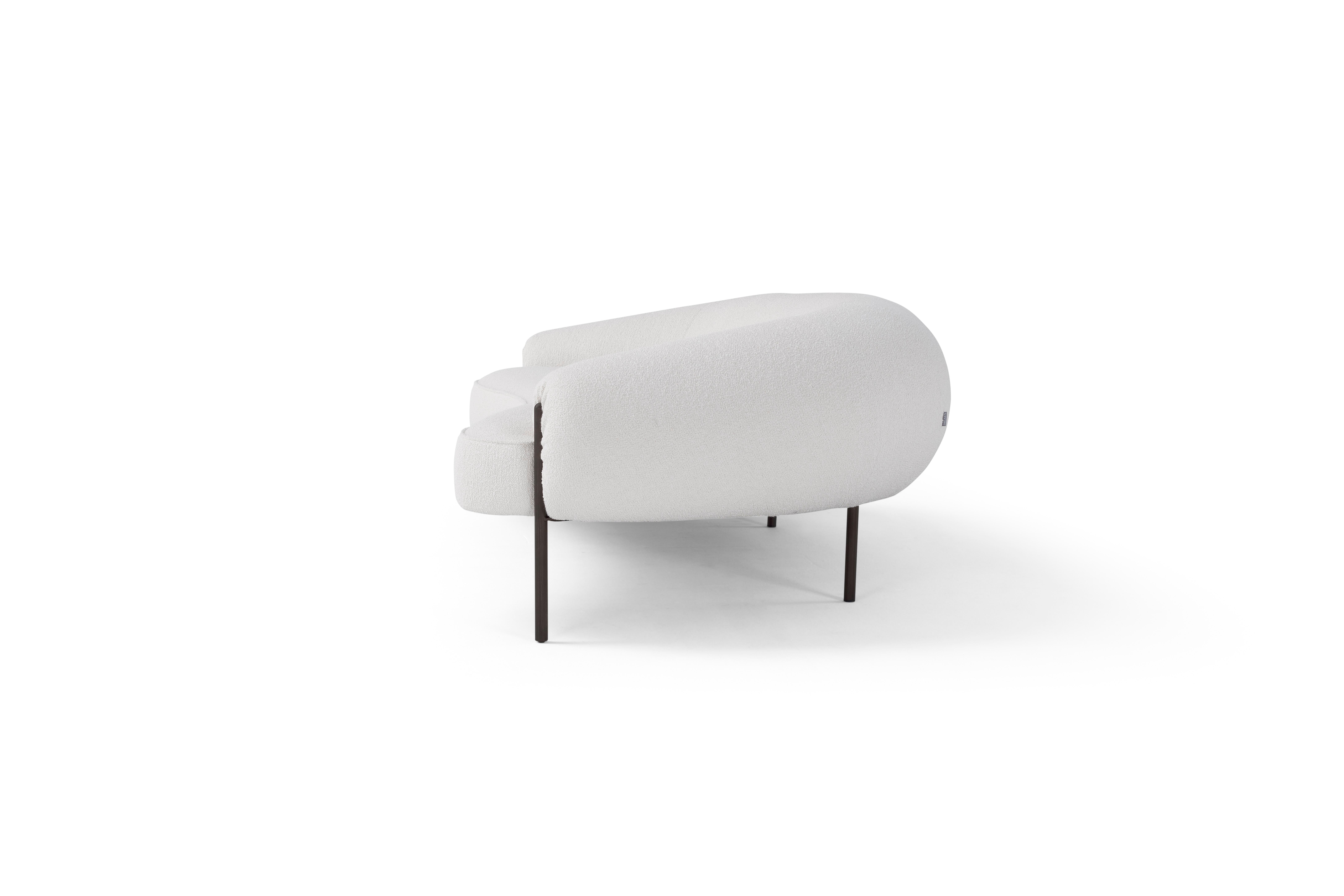 Contemporary Set 'Isola' by Amura Lab, Sofa + Ottoman For Sale 1