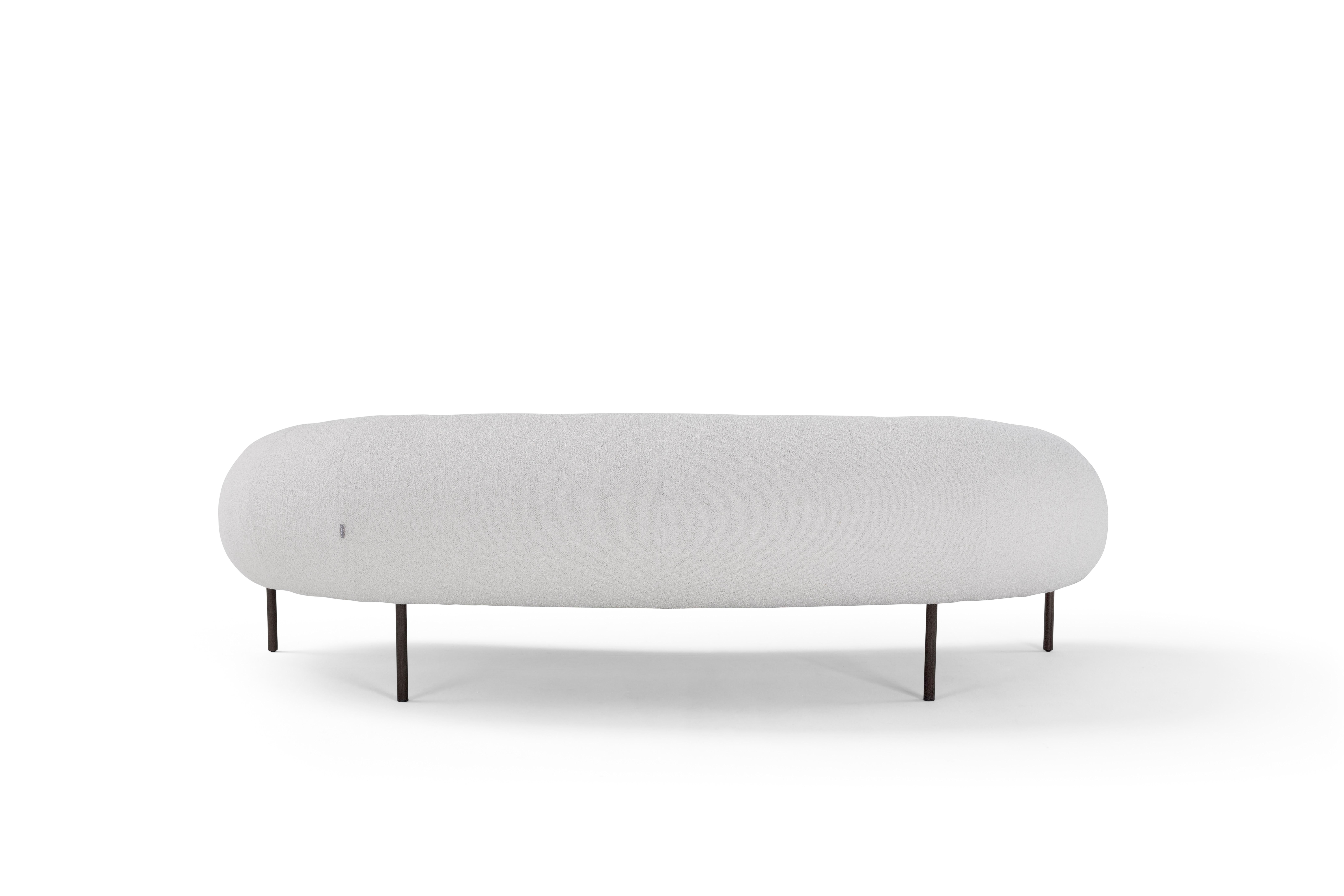 Contemporary Set 'Isola' by Amura Lab, Sofa + Ottoman For Sale 2