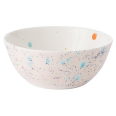 Set di 2 fruttiere contemporanee in porcellana dipinta a mano