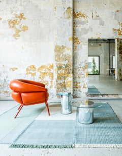 Contemporary Set of 2 Side Tables '2001' by Ramon Ubeda and Otto Canalda