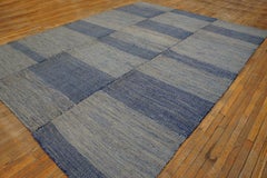 Contemporary Shaker-Style Carpet 9'×12' Hand-Woven Wool