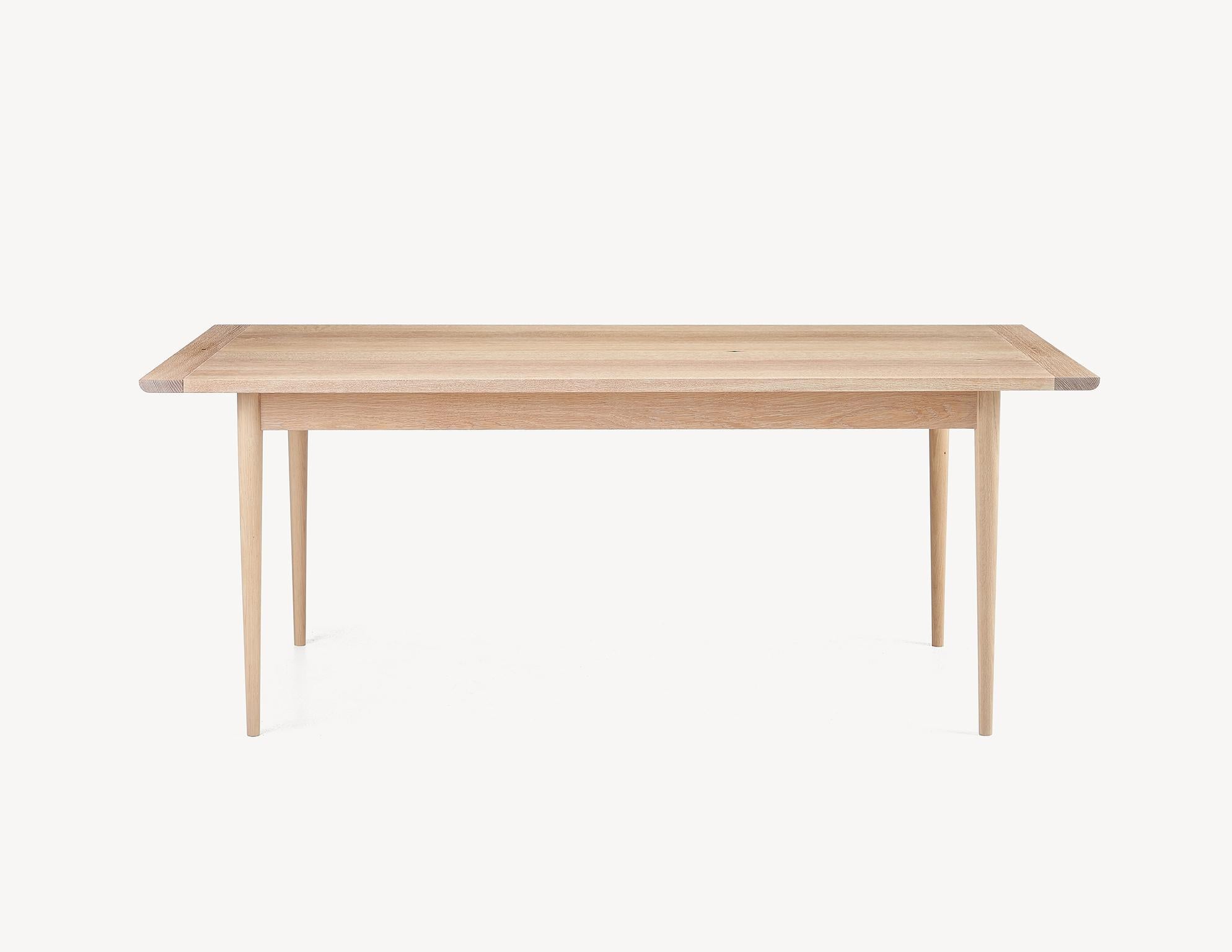 Canadian Contemporary Black Dining Table in Solid Oak by Coolican & Company (36
