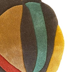 Contemporary Shape Circle Rug 'Honey Pie' by RAG Home
