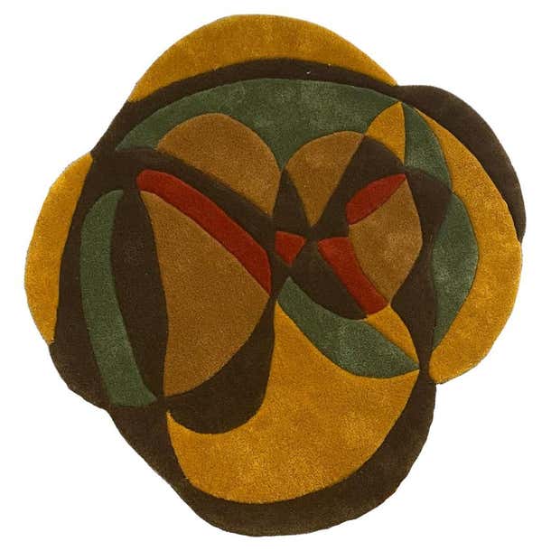 Pie Shape Rug Contemporary Shape Circle Rug 'Honey Pie' by RAG Home For Sale at ...