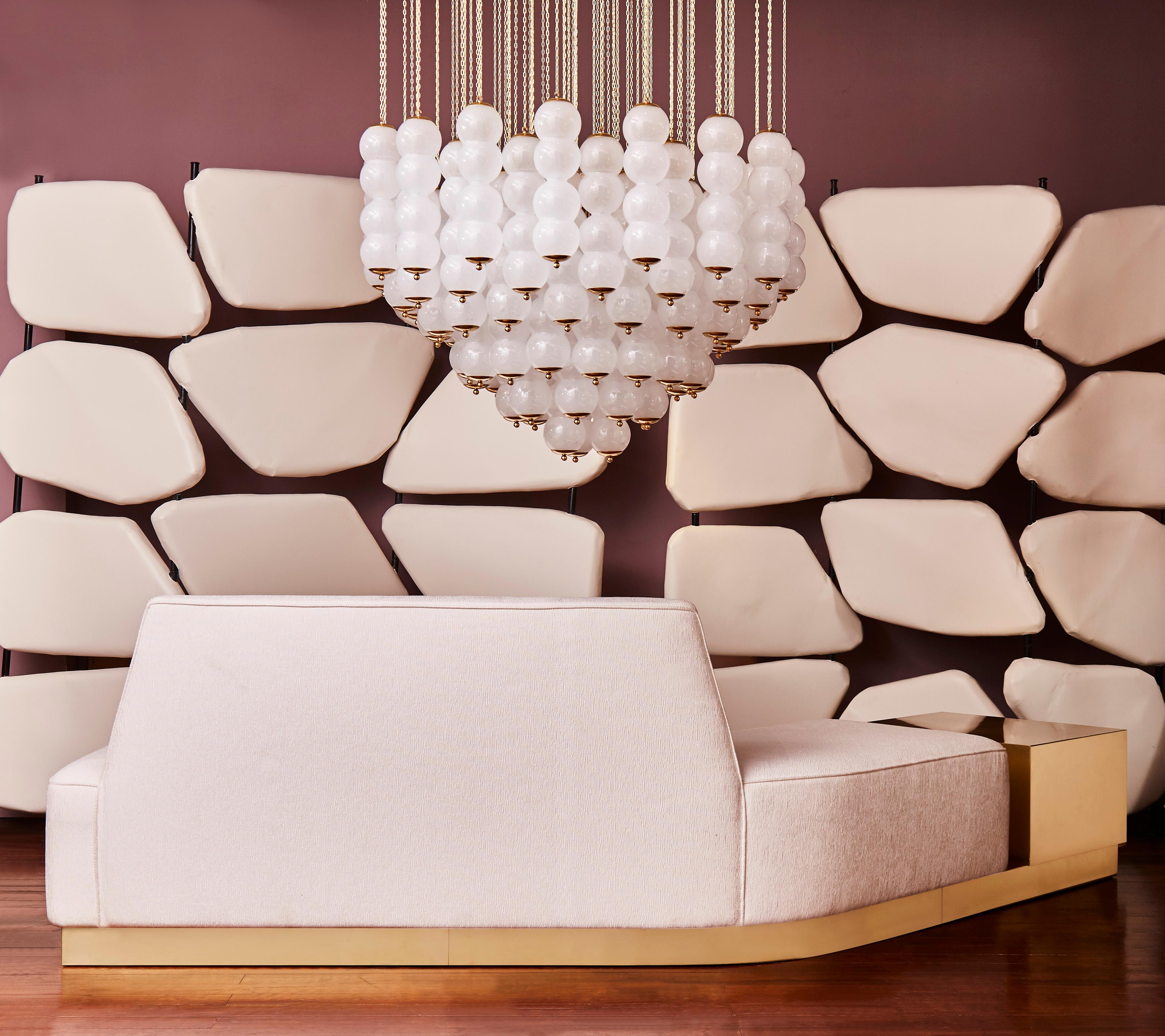 French Contemporary Shape Sofa by Studio Glustin