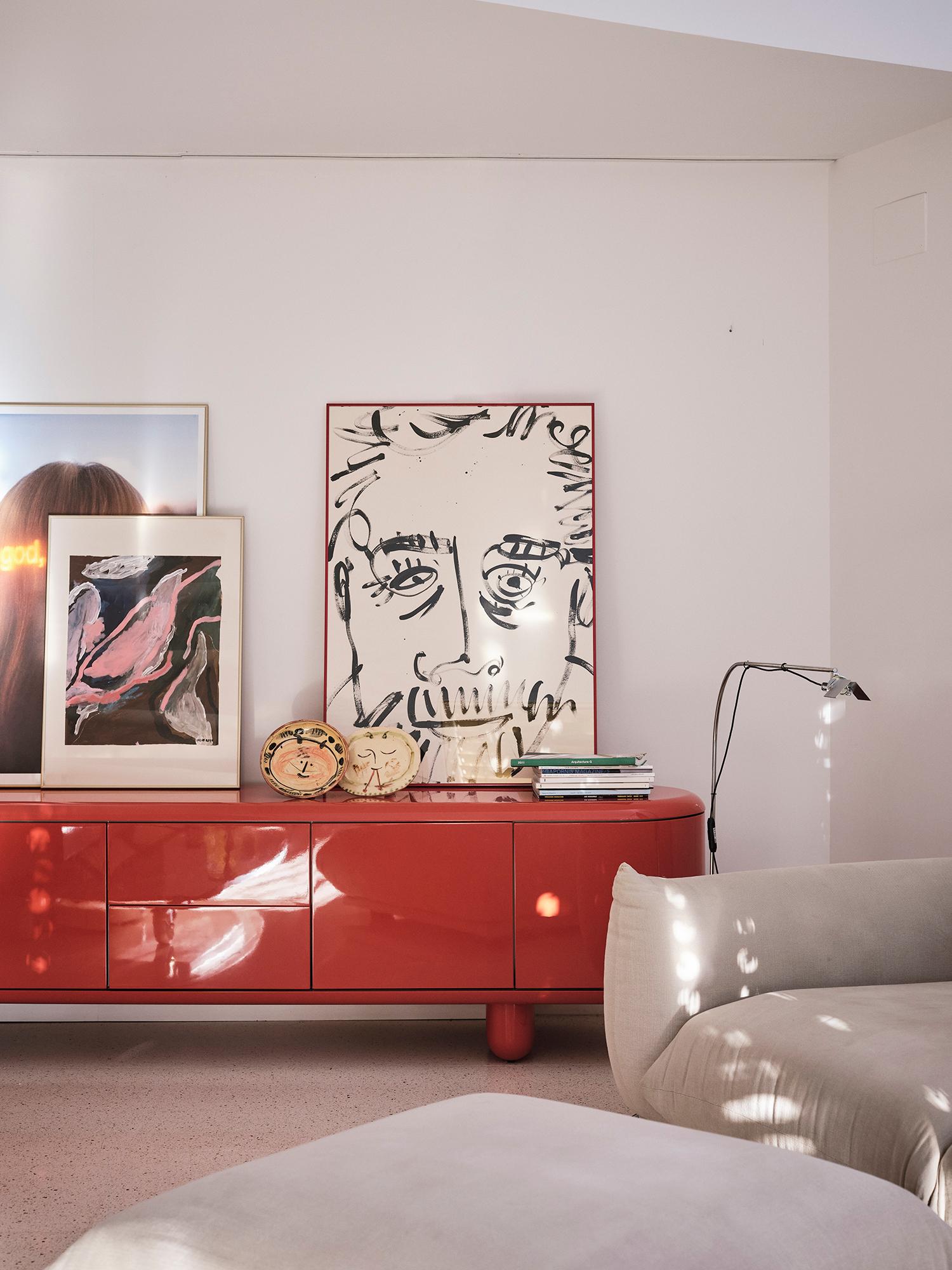 Contemporary Shelf 'Explorer' by BD Barcelona, Red, 234 XL For Sale 4
