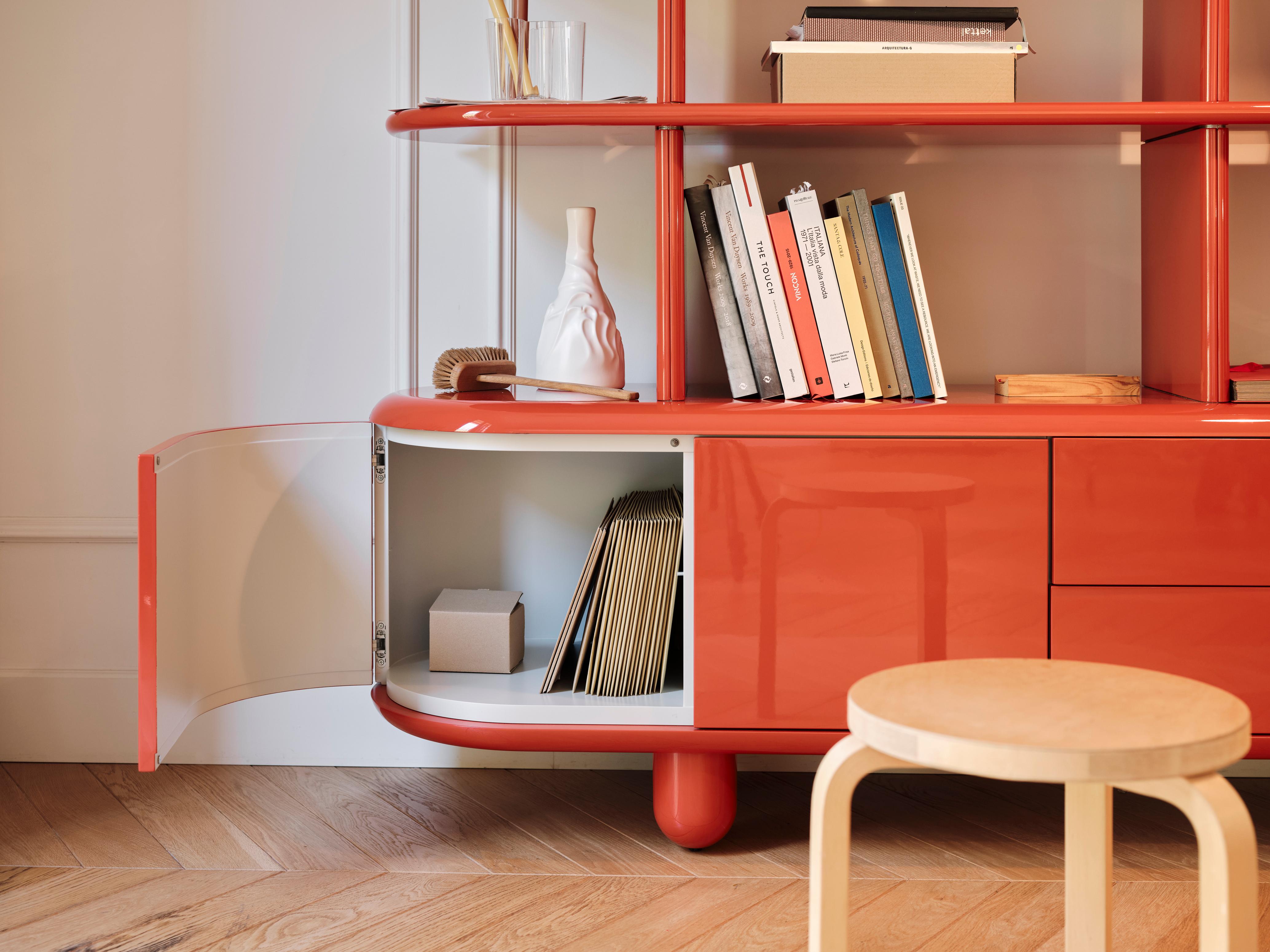 Contemporary Shelf 'Explorer' by BD Barcelona, Red, 234 XL For Sale 6