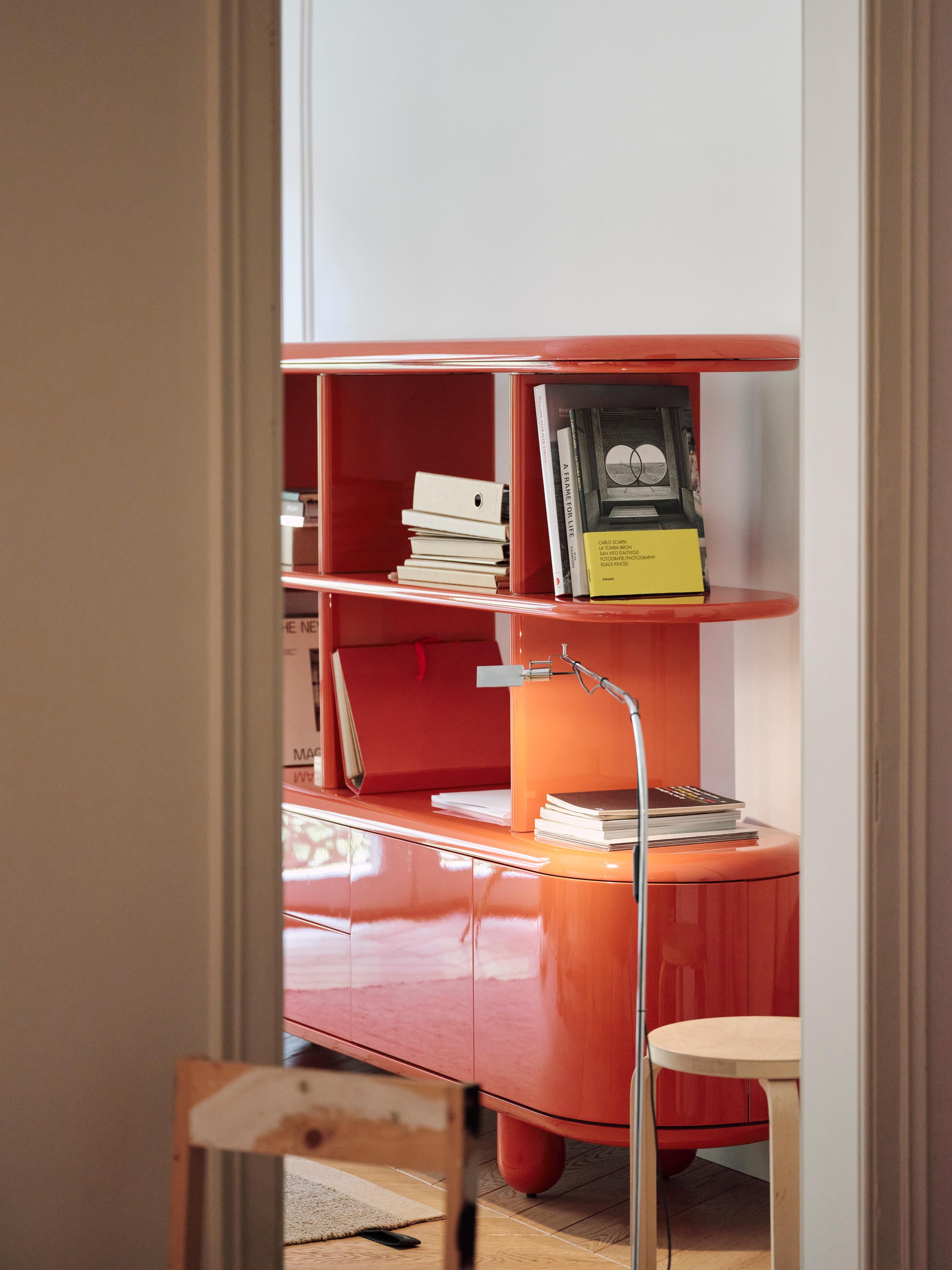 Contemporary Shelf 'Explorer' by BD Barcelona, Red, 234 XL For Sale 7