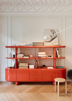 Contemporary Shelf 'Explorer' by BD Barcelona, Red, 234 XL