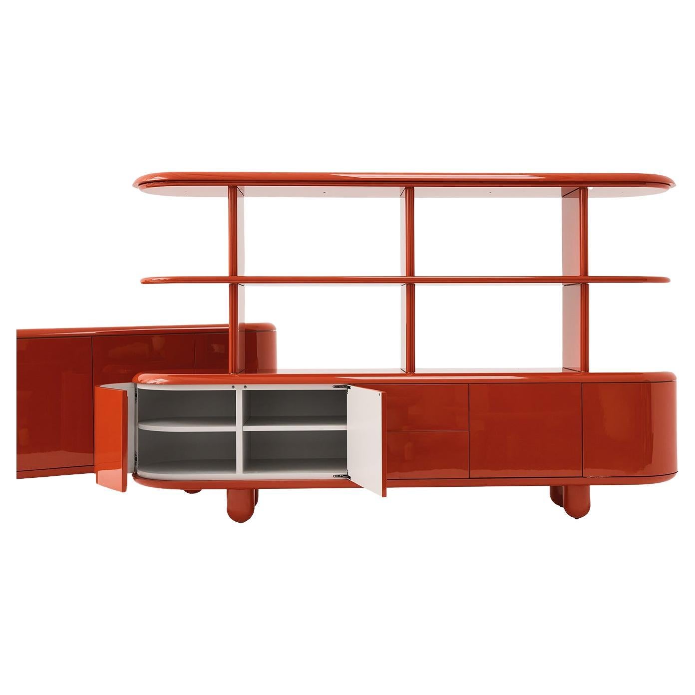 Contemporary Shelf 'Explorer' by BD Barcelona, Red, 234 XL For Sale