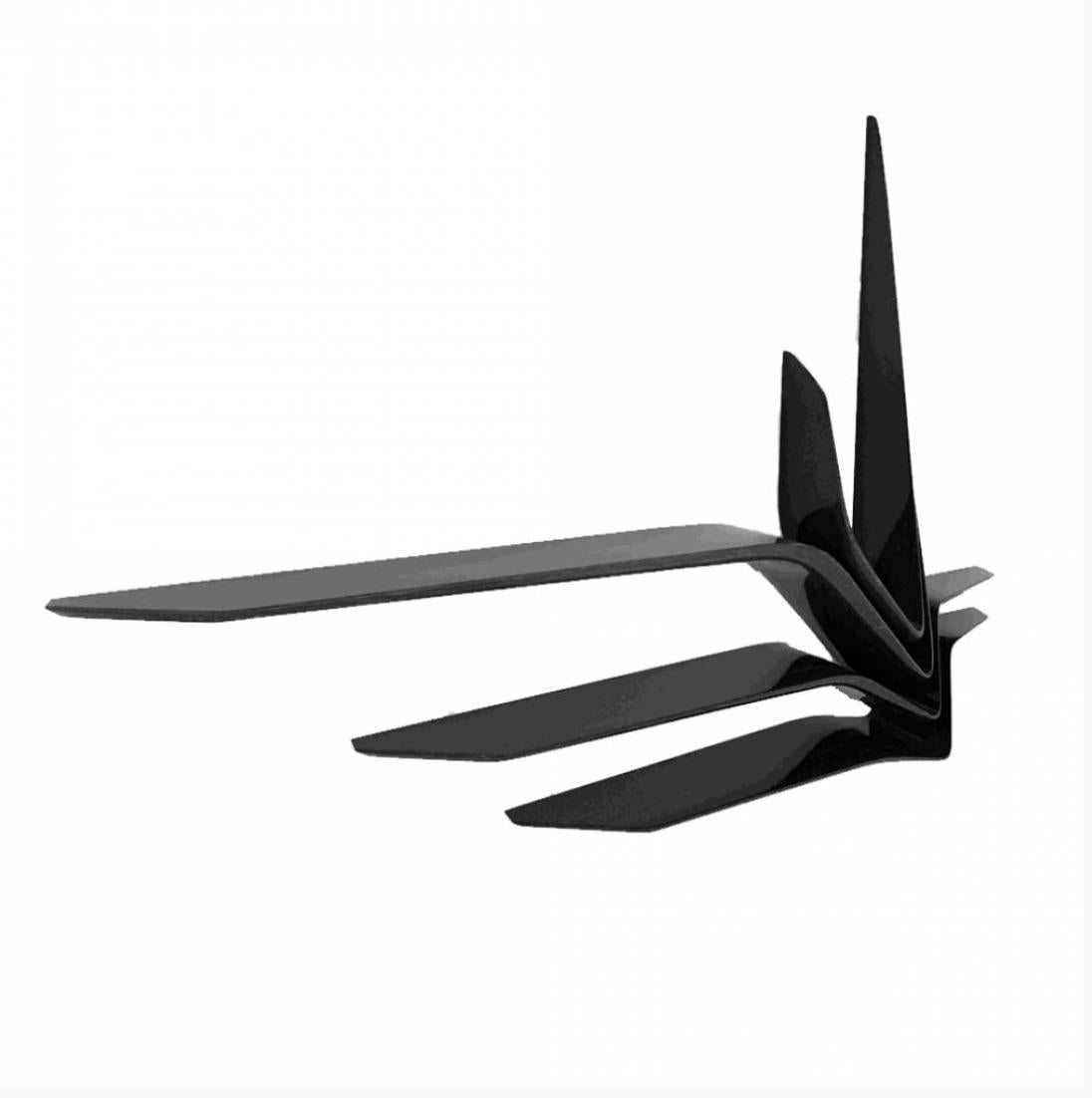 Valle is shelving system finely crafted in black granite that continues Zaha Hadid's explorations into the unique properties and performance of stone. Defined by the contrasting lightness of its design with the solidity of black granite, each of the