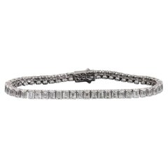 Zeitgenössisches Shine 18K Gelbgold Diamant-Tennisarmband