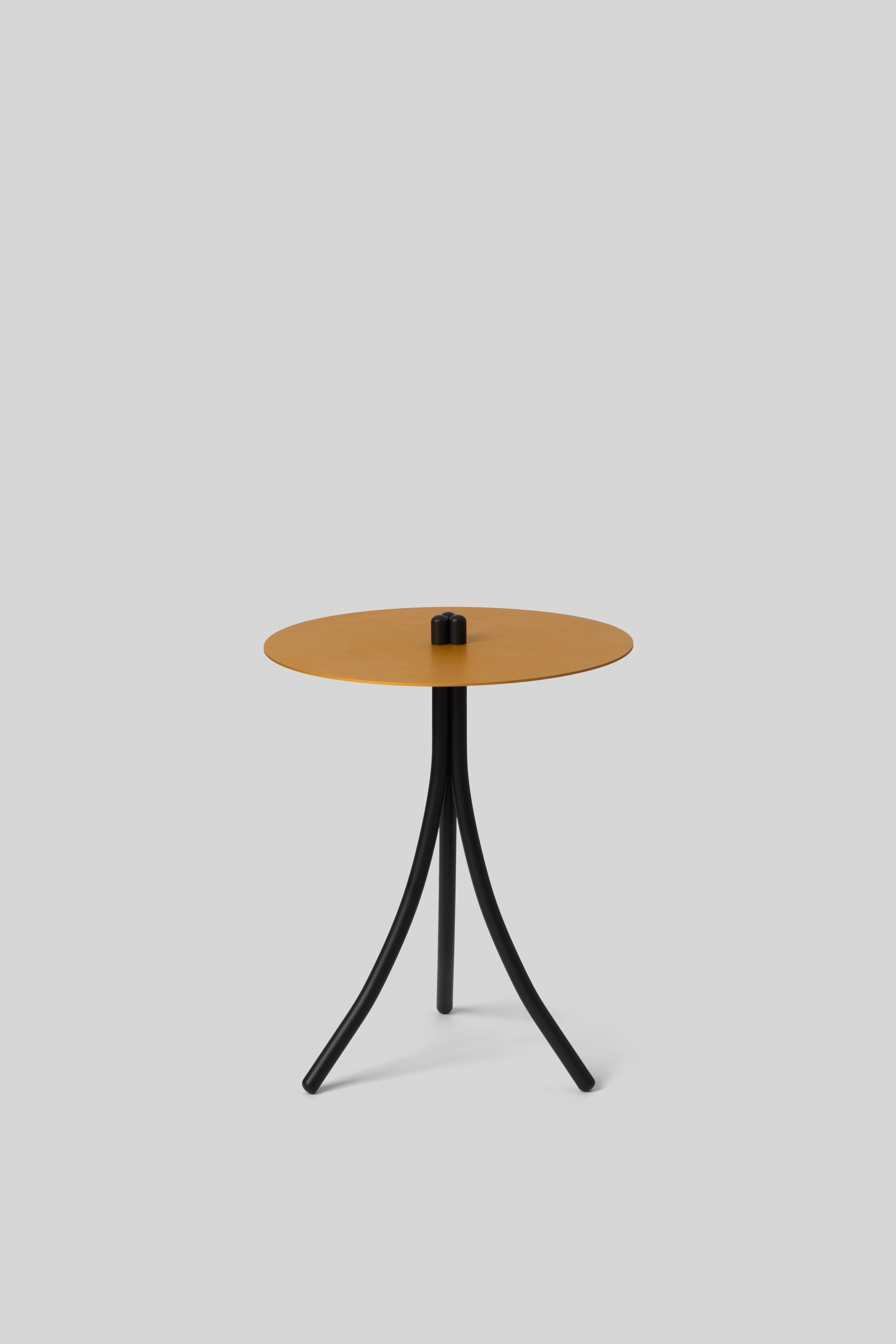 Contemporary Short Aluminum Side Table 