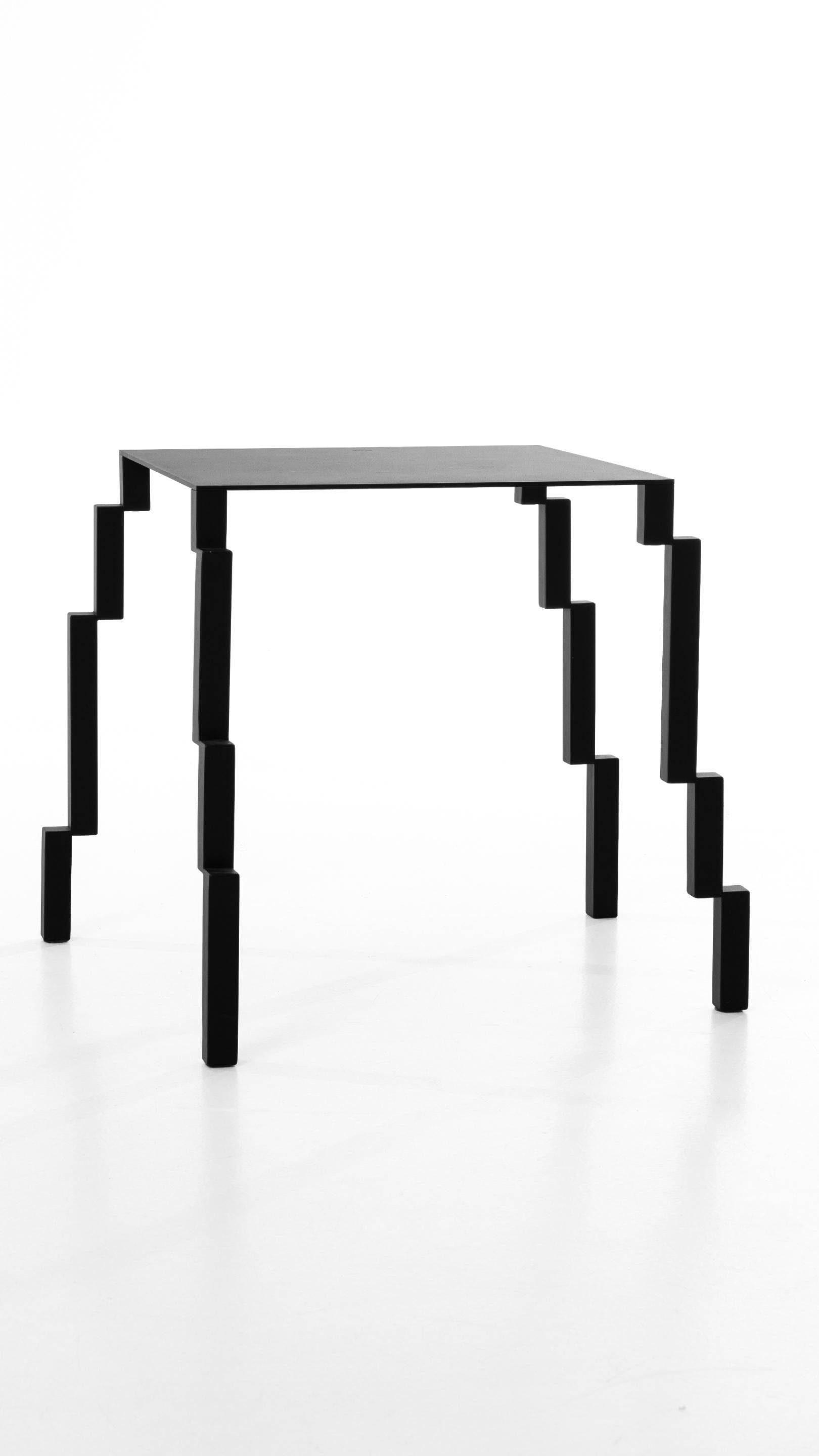 Contemporary Coffee Table 'Bug 4040' (Steel Table) by Oitoproducts 

The BUG coffee table collection is a perfect example of emotional design, seamlessly blending playfulness with functionality. Featuring distinctive zigzag legs, the table's