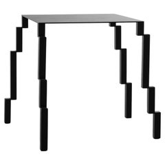 Contemporary Side Table 'Bug 4040' by Oitoproducts, Black
