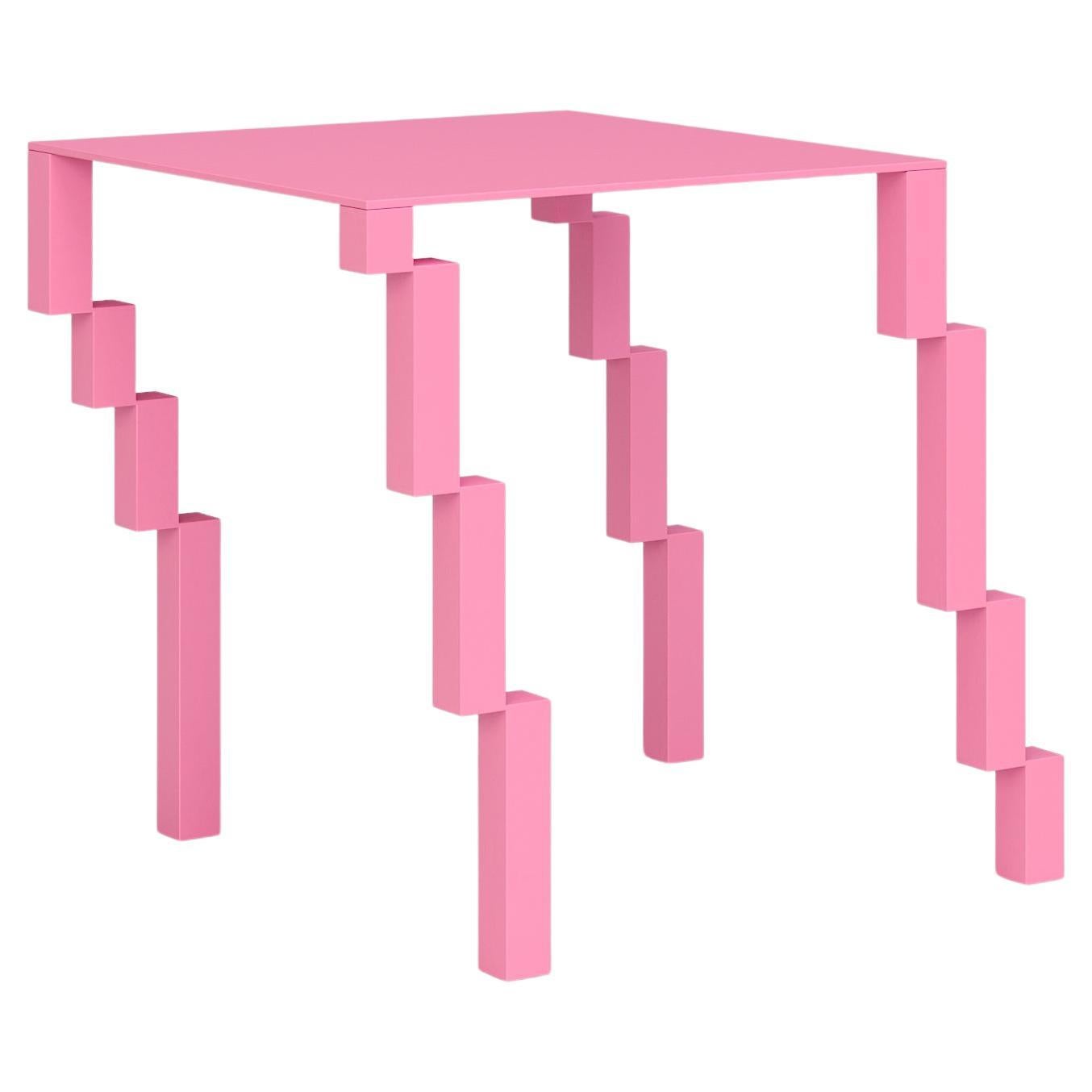 Contemporary Beistelltisch 'Bug 4040' von Oitoproducts, Rosa