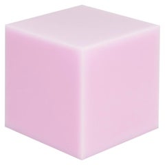 Contemporary Side Table Candy Cube Resin Sample