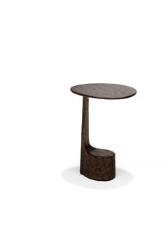 Mesa auxiliar contemporánea 'Charles M', de LINTELOO, Aluminio pulido