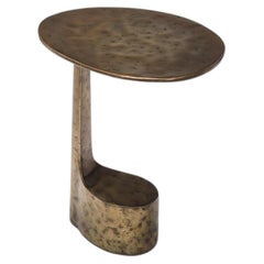 Contemporary Side Table 'Charles S', by LINTELOO, Polished Aluminium