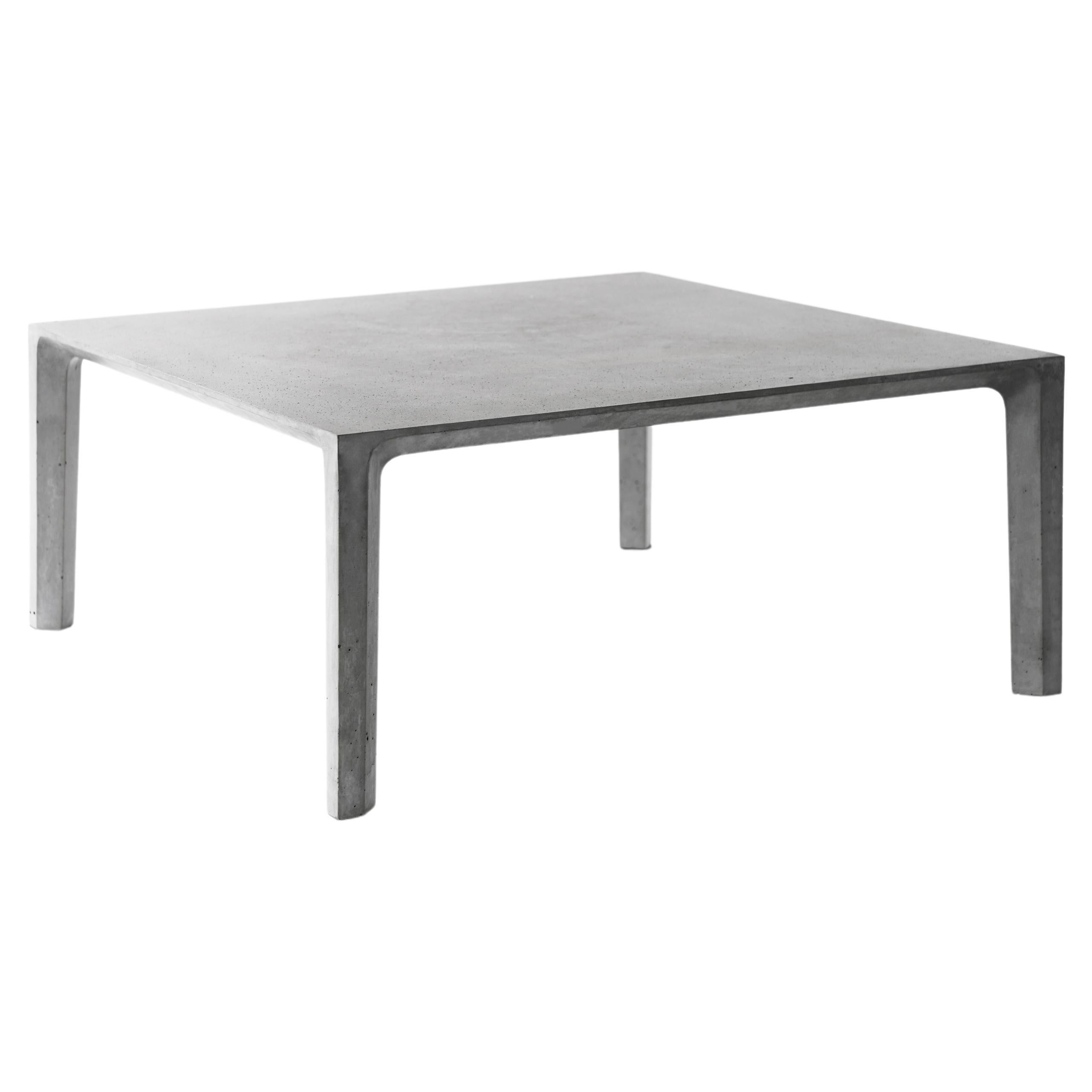 Table d'appoint/table basse contemporaine Jiong en béton, par Bentu Design