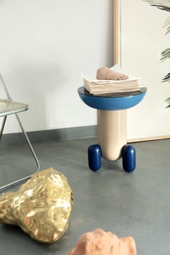Contemporary Side Table 'Explorer 1' by Jaime Hayon, Multicolor Green, 50 cm