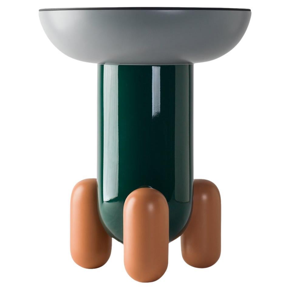 Contemporary Side Table 'Explorer 1' by Jaime Hayon, Multicolor Green, 50 cm For Sale