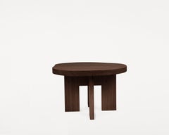 Zeitgenössischer Beistelltisch 'Farmhouse' von FRAMA, Eiche Dunkel, Teich