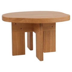 Table d'appoint contemporaine 'Farmhouse' by Frama, Natural Oak, Nature
