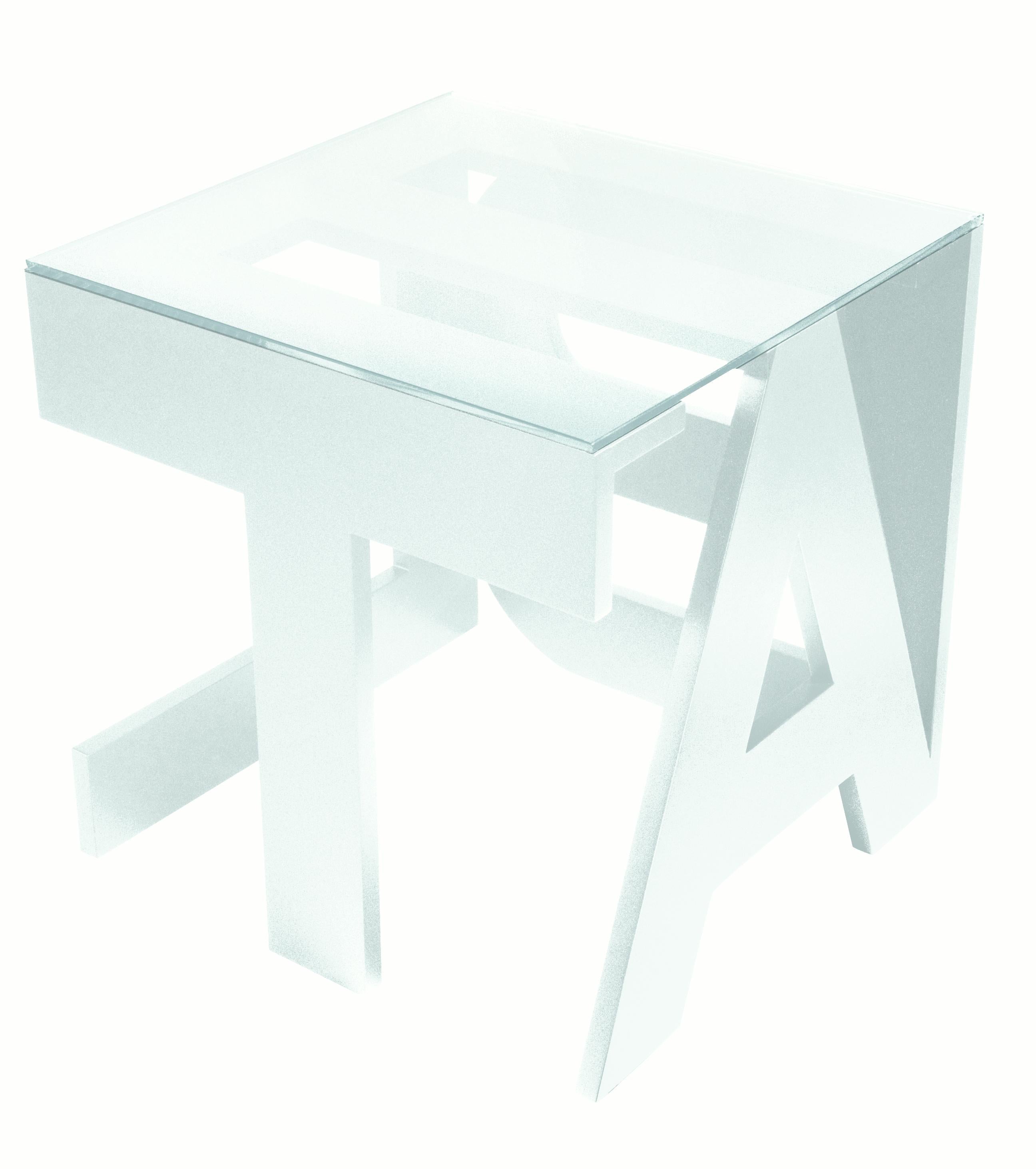 Brazilian Contemporary Side Table For Sale