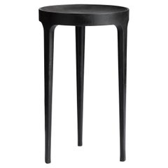 Contemporary Side Table 'Ghost' by Fogia, Black Aluminium