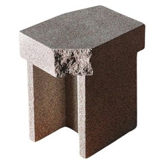 Zeitgenössischer Beistelltisch Low 'Kern' von Monica Förster X Fogia, Grau