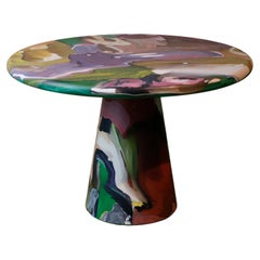 Contemporary Side Table Meltingpot Purple Green, Dirk Vander Kooij