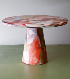 Contemporary Side Table Melting Pot Red, Dirk Vander Kooij
