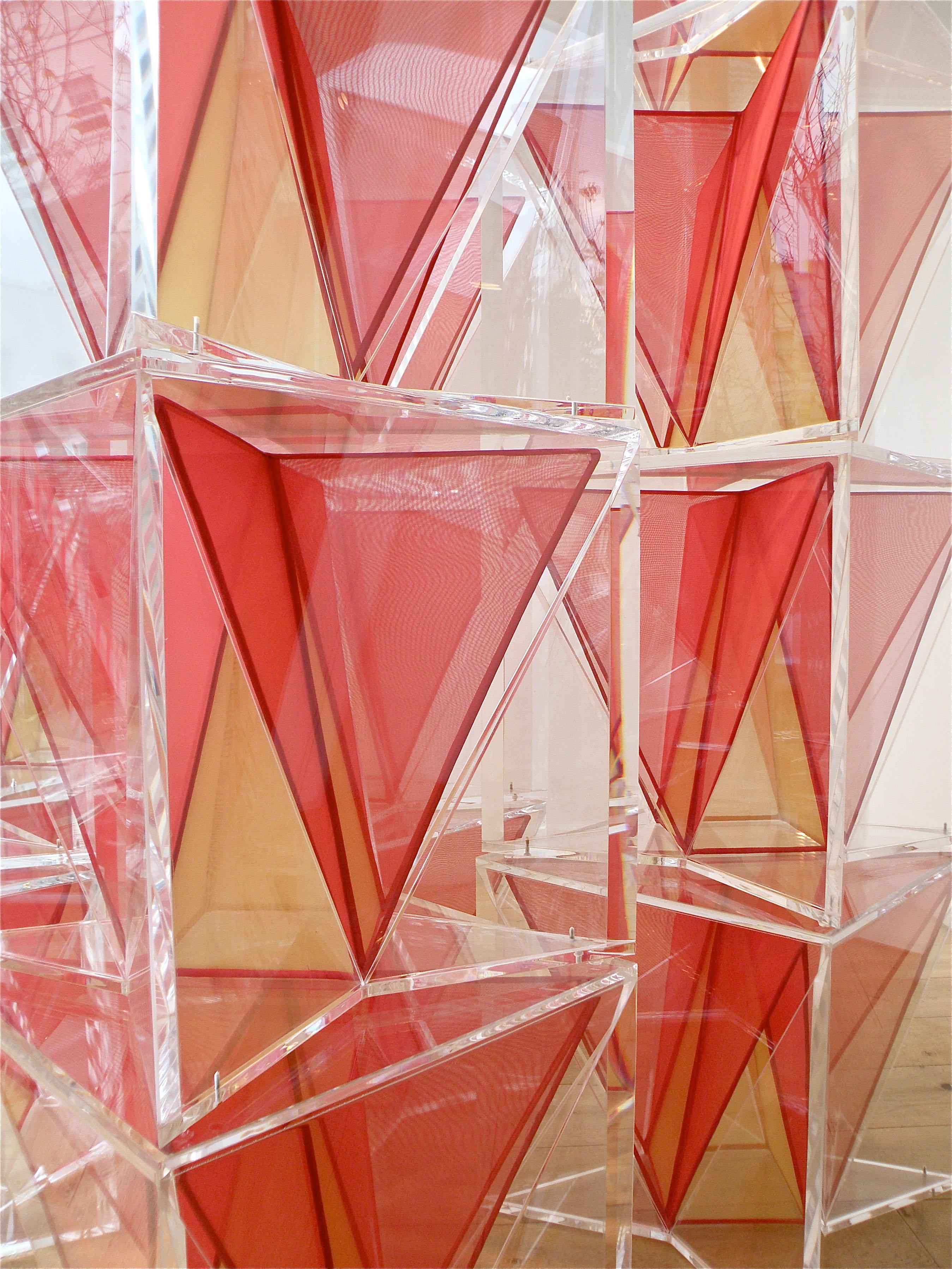Designed in 2008; from a 2012 limited edition of 20.
Side table enclosing handmade a red silk lantern in plexiglass.
From a limited edition of 20 side tables.  

5 Memory Boxes are available from the edition of 20 - each is £1,500.

Born in