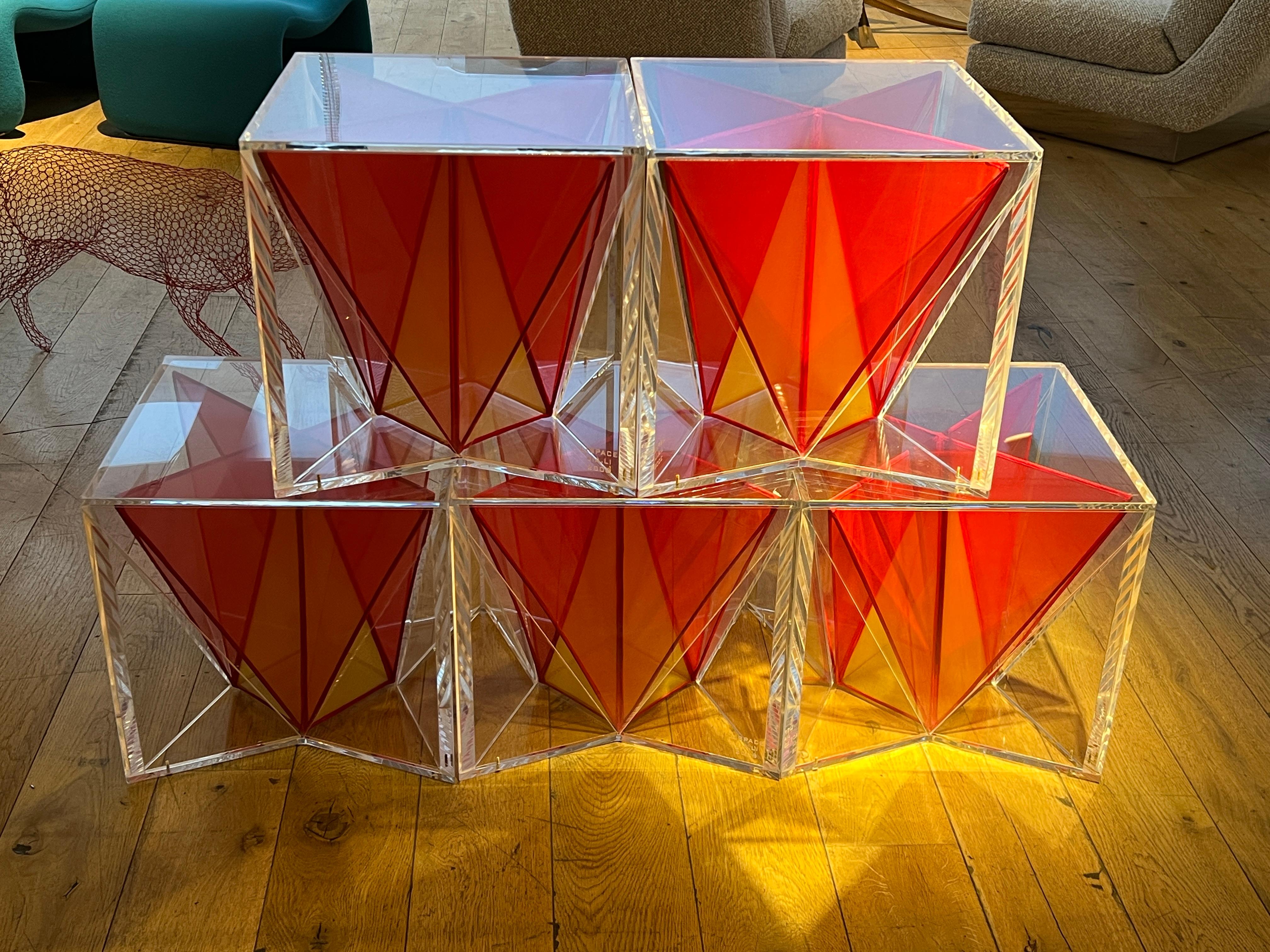 Contemporary Side Table 'Memory Box' by Jia Li For Sale 1