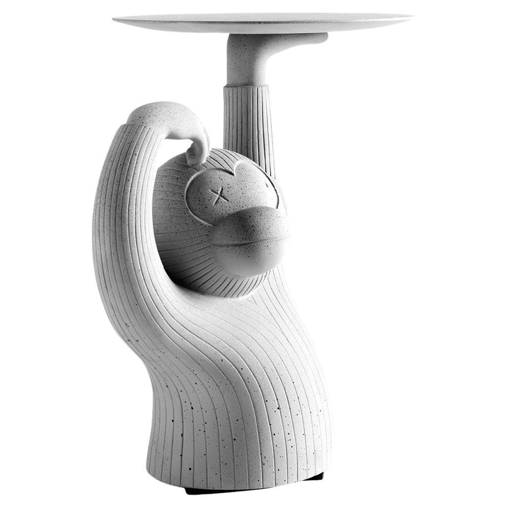 Contemporary Side Table 'Monkey' by Jaime Hayon, Grey 