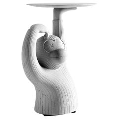 Table d'appoint contemporaine 'Monkey' par Jaime Hayon, Gris 