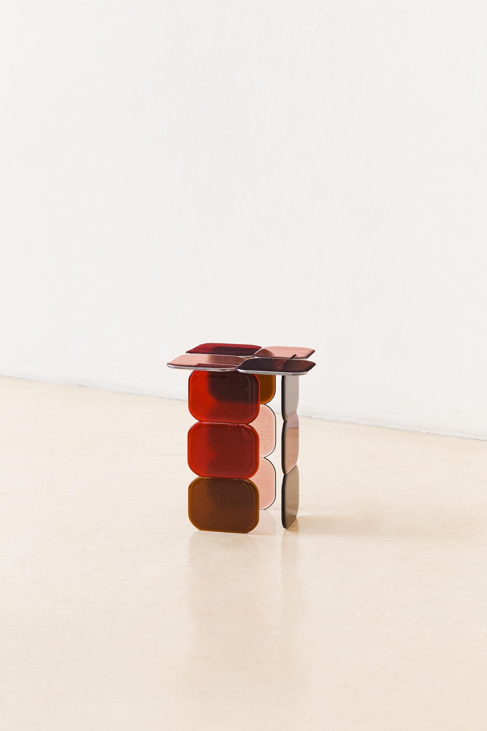 Zeitgenössischer Beistelltisch Mosai von Lucas Recchia, 2024 (Postmoderne) im Angebot